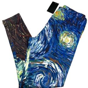 Van Gogh inspired leggings
